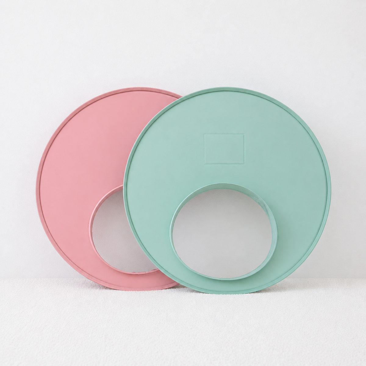 BABY BIB & TRAY SET| Mint Check