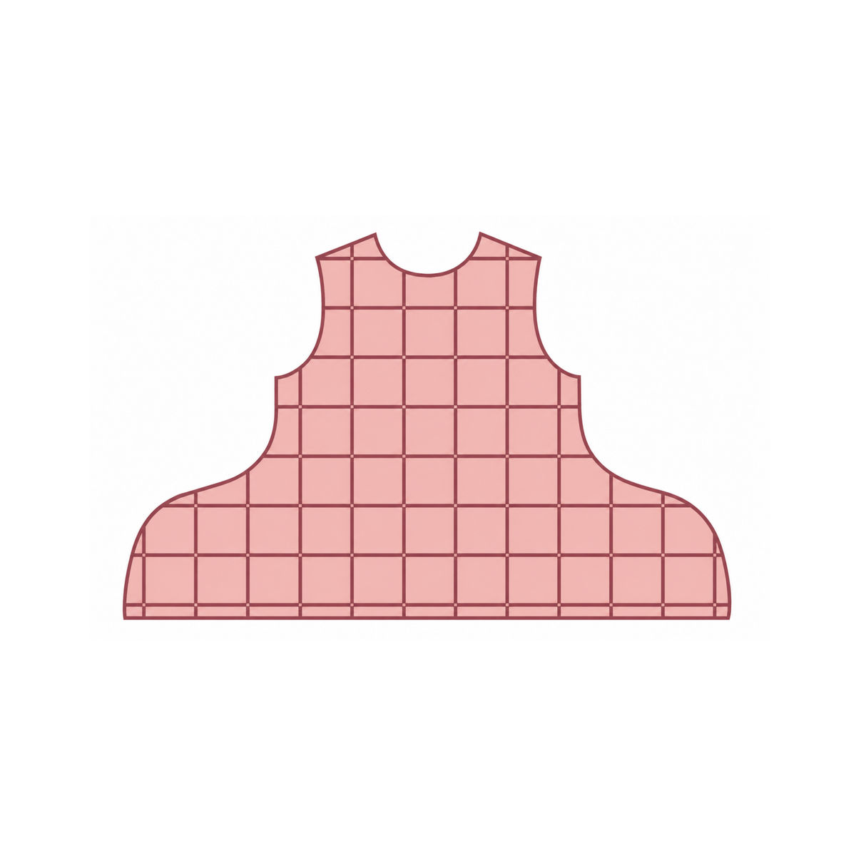 BABY BIB & TRAY SET｜Berry Gingham